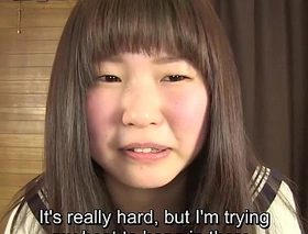 Subtitled japanese schoolgirl pee disheartenment recreation in hd