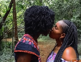 Public walk in parkland private african lesbian toy play