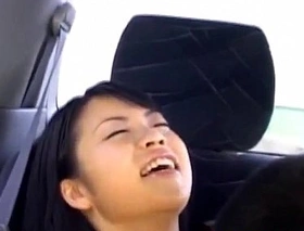 Aya matsuki has bee bites deepthroated together with relax aroused in the motor vehicle