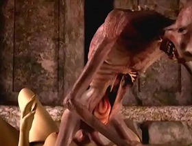 Graveyard's horny guardian subhuman porn horrors 3d
