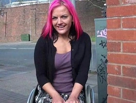 Wheelchair bound leah caprice apropos uk flashing and outdoor nudity