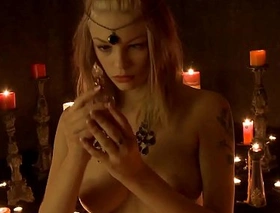 Ritual with candles and wanking