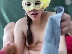 Vietnamese girl sprays