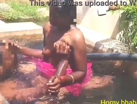 Tamil aunty bathing and shagging with uncle