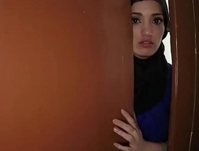 Beautiful arab wife left wide of husband prejudice to sold her shaved tight-fisted p-for-sex-3