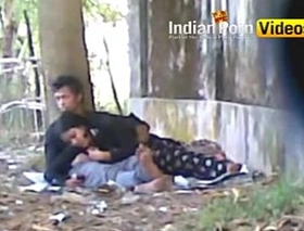 Outdoor oral-job mms of desi girls relating to beau - Indian Porn Videos