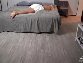 Step Old lady without prompting Step Son to about her massage which led to hard fuck creampie CarryLight MILF