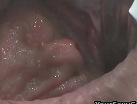 Way-out anal and vagina mini-rosebud after bizarre dp