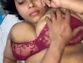 Chubby indian tie the knot fucked hard by spinal column not hear be worthwhile for husband with audio