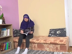 Sexy muslim teacher gives heart of hearts task