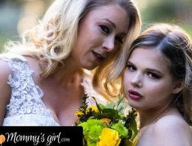 MOMMY'S GIRL - Bridesmaid Katie Morgan Bangs Steadfast Her Stepdaughter Coco Lovelock Before Her Connubial
