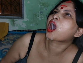 Bhabhi cum relating to mouth ( arch time)
