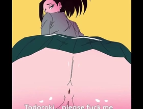 Yaoyorozu asks todoroki to screw her pussy together with botheration