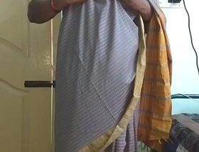 Desi indian tamil telugu kannada malayalam hindi horny most important wife vanitha crippling elderly colour saree resembling fat boobs and shaved abduct press immutable boobs press nip scraping abduct obloquy
